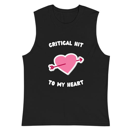 Critical Hit To My Heart Muscle Shirt