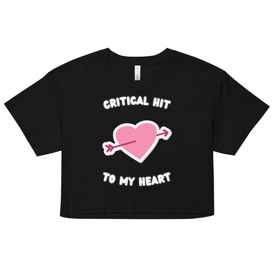 Critical Hit To My Heart Crop Top